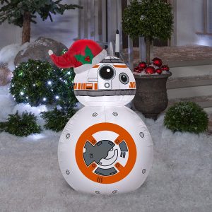 BB-8 with Christmas Hat- Christmas Yard Inflatables