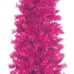 Pink Narrow Artificial Christmas Trees