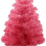 Pink Table Top Artificial Christmas Trees