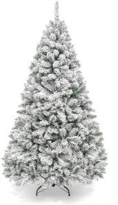 Snow Flocked Artificial Christmas Trees