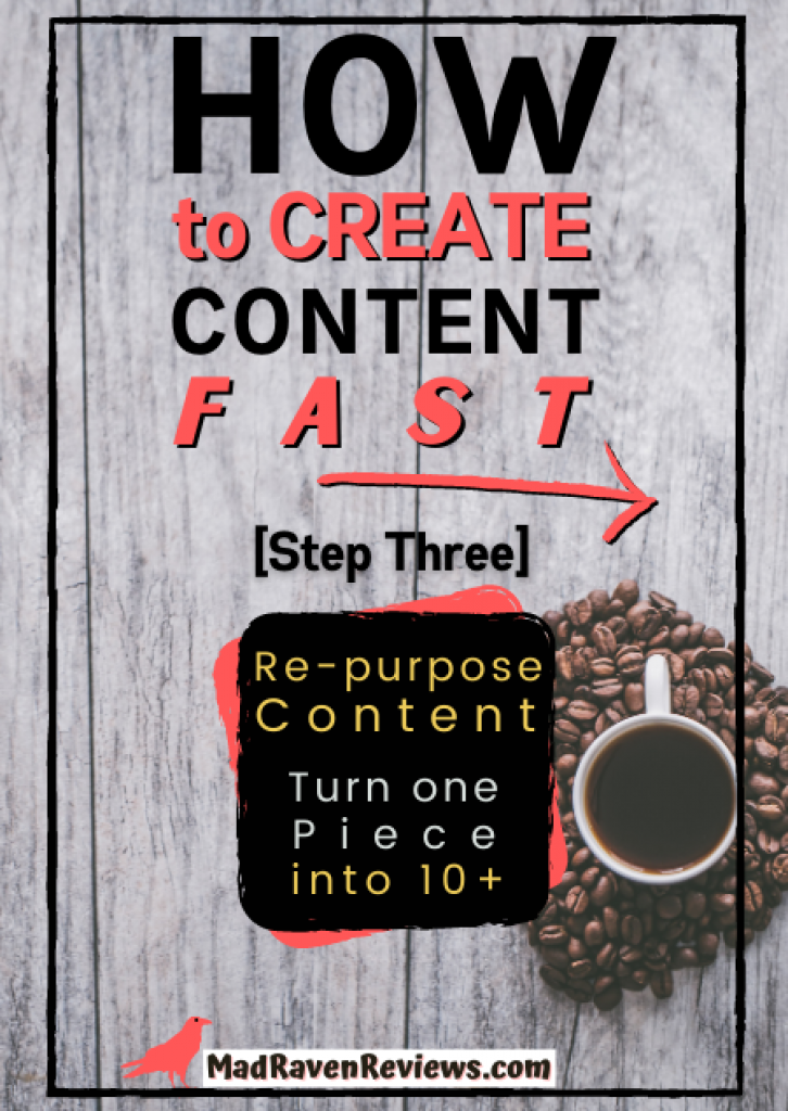 How to Create Content Fast eBooks blog posts lead magnets checklists printables