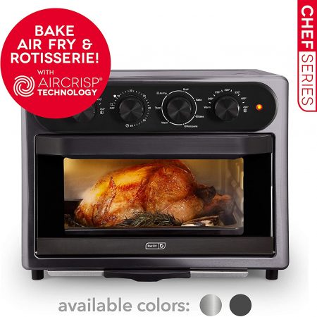 DASH DAFT2350GBGT01 Chef Series 7 in 1 Convection Toaster Oven