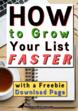 Free Download Page for Your Freebies to Grow Your List