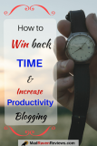 How to Increase Productivity, Win Back Time, Feel Happy