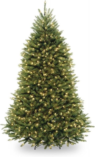 Pre Lit Dunhill Fir Artificial Christmas Trees